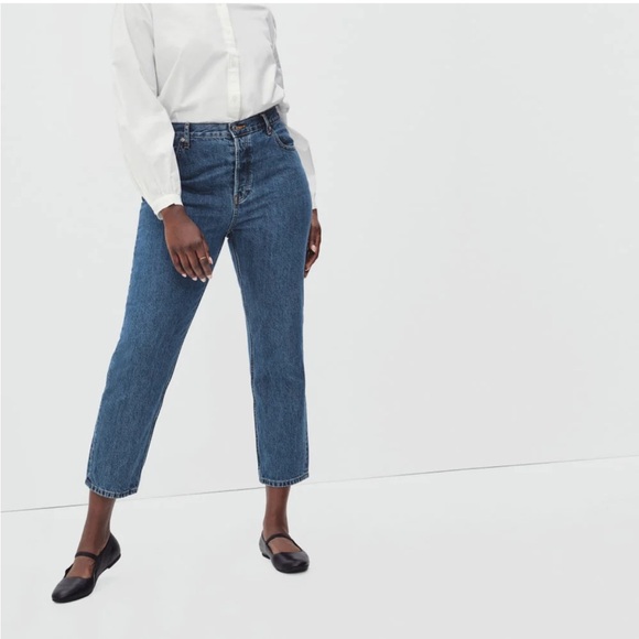 Everlane Denim - Everlane The 90s Cheeky Jean Women's Organic Cotton Button Fly 29 Ankle Jeans